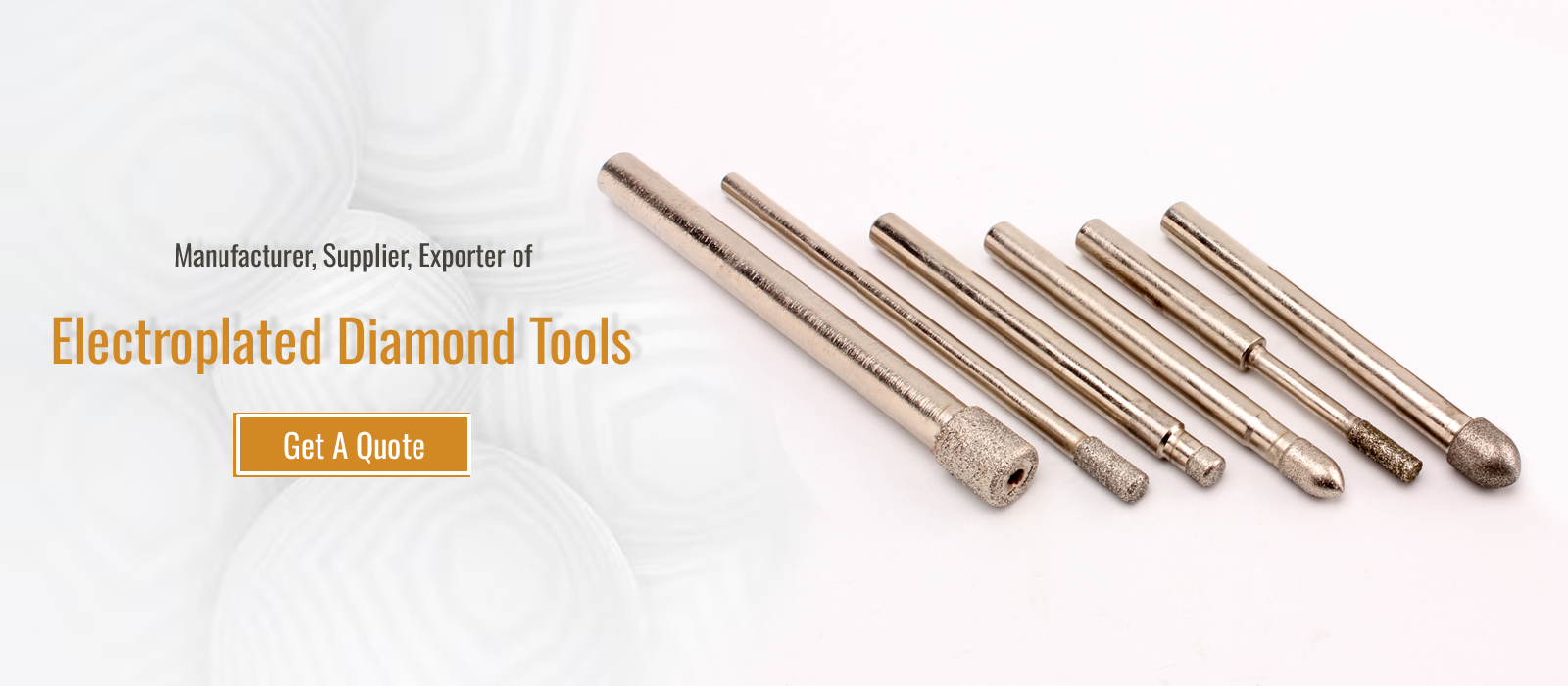 Electroplated Diamond Tools
